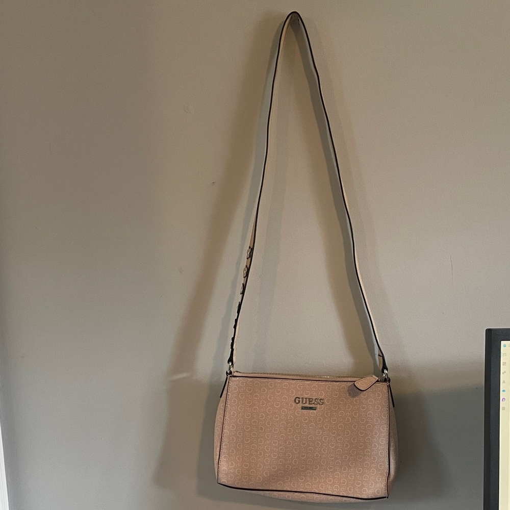 Guess Light Pink Crossbody purse
